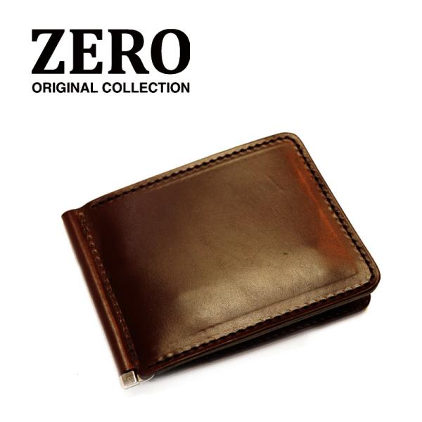 ZERO ゼロ ウォレット “MONEY CLIP CARD CASE” BROWN ZERO-MC...