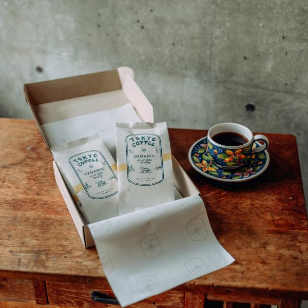 東京コーヒー オーガニックブレンド 自家焙煎コーヒー豆 150gx2  Tokyo Coffee O...