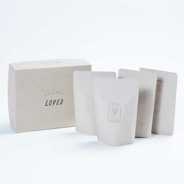 オーガニック 美味しい 「ode」ルースリーフ 4種類 サンプラー Organic Tea Loos...