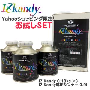 IZ Kandy お試しセット キャンディー+専用シンナー カラー 塗料  1液型 ウレタン｜rohan-izshop