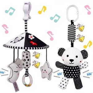 Smiim ベビーカー メリー ベッド メリー チャイルドシート 車 おもちゃ がらがら ガラガラ ラトル あかちゃん 赤ちゃん 玩具 出産祝い