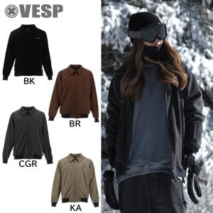 VESP ベスプ VPMJ1067 Work Shirts Coach Jacket BK スノーボード