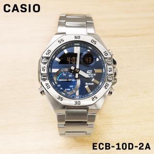 CASIO カシオ EDIFICE エディフィス メンズ 男性 キッズ 子供 男の子 アナデジ 腕時計 クロノグラフ ウォッチ ECB-10D-2A 誕生日 プレゼント ギフト 祝い