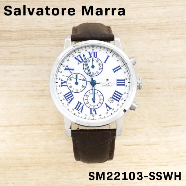 Salvatore Marra サルバトーレマーラ メンズ アナログ 腕時計 クオーツ ウォッチ ク...
