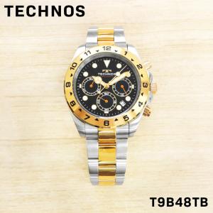 TECHNOS テクノス メンズ 男性 彼氏 アナログ 腕時計 クオーツ クロノグラフ ウォッチ T9B48TB ビジネス 誕生日 プレゼント ギフト