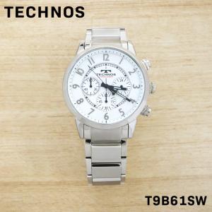 TECHNOS テクノス メンズ 男性 彼氏 アナログ 腕時計 クオーツ クロノグラフ ウォッチ T9B61SW ビジネス 誕生日 プレゼント ギフト