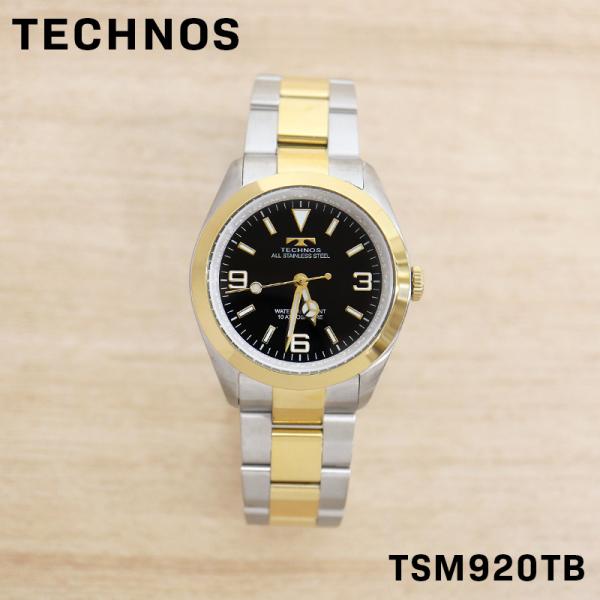 TECHNOS テクノス メンズ 男性 彼氏 アナログ 腕時計 クオーツ ウォッチ TSM920TB...