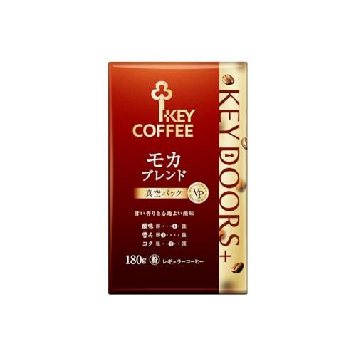 キーコーヒー KEY DOORS+ モカブレンド 粉 (VP) 180g
