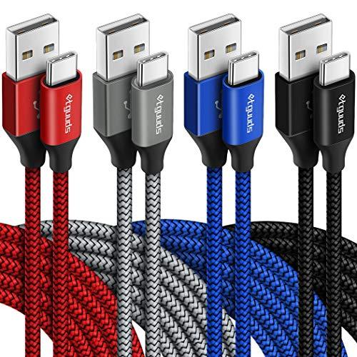 USB Type C ケーブル【1.8m 4本セット】etguuds 3A 急速充電 タイプc ケー...