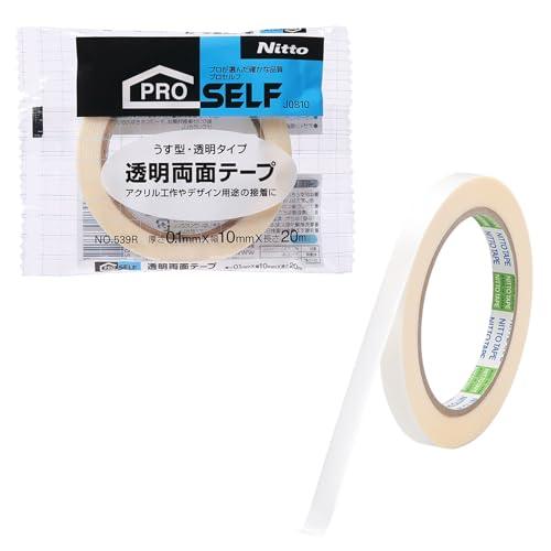 ニトムズ(Nitoms) PROSELF(プロセルフ) 透明両面テープ No.539R 工作 造形 ...