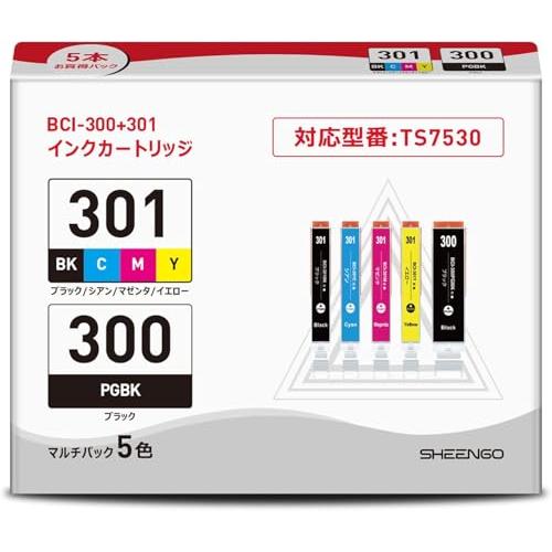 BCI-301+300/5MP インクカートリッジ キヤノン用 インク 互換 対応機種：PIXUS ...