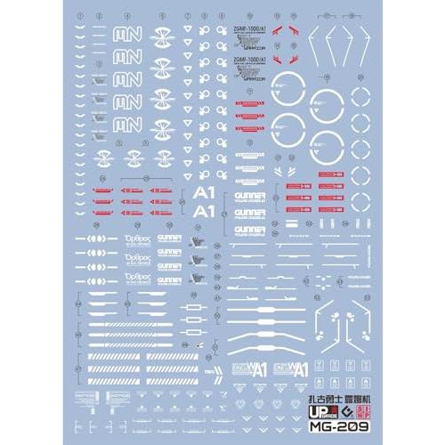 蛍光 HG RG MG PG RE HiRM ロボット MS ディテールアップ用水転写式デカール (...