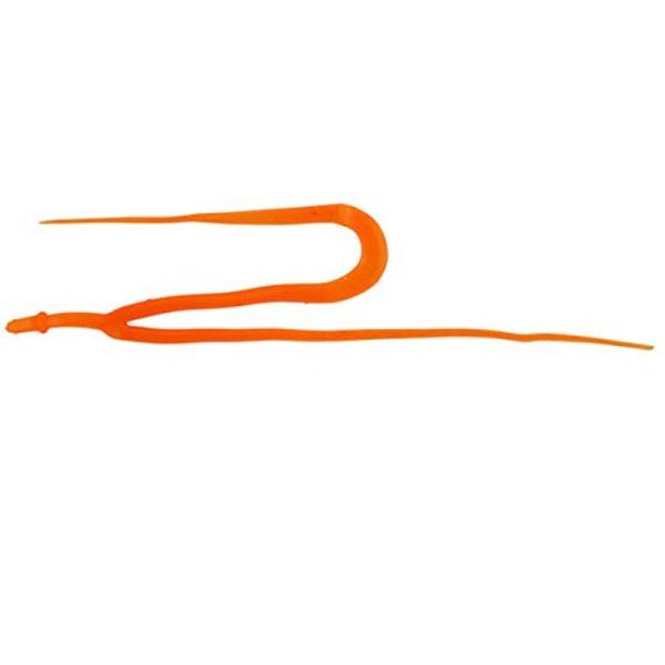 JACKALL(ジャッカル) ビンビン ワームネクタイ ツインテール F137 グローオレンジ
