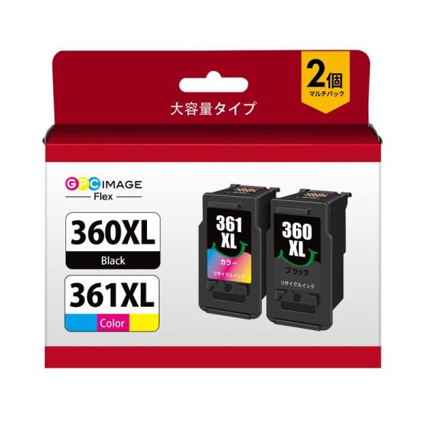 GPC Image Flex キャノン 用 インク 360 361 BC-360XL BC-361X...