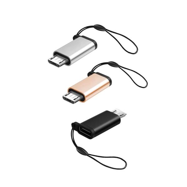YFFSFDC マイクロUSB変換アダプター タイプC Micro USB 変換アダプタ3個入り T...