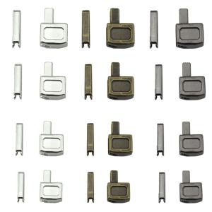 YFFSFDC ジッパープル 部品 ラッチ スライダー ジッパー修理キット 3色 スライダー リテーナー 挿入 ピンジッパーボトム 蝶棒 ジ