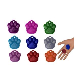 数量限定 福袋１円 迷子札 犬 猫 ドッグ タグ プレート 名前 手作り セット キット ネーム リード 首輪 迷子 防止 アイテム グッズ ハンドメイド アルミ 肉球