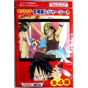 【中古】ワンピース　オリジナル名場面レジャーシート　No.1｜rokusan-dou