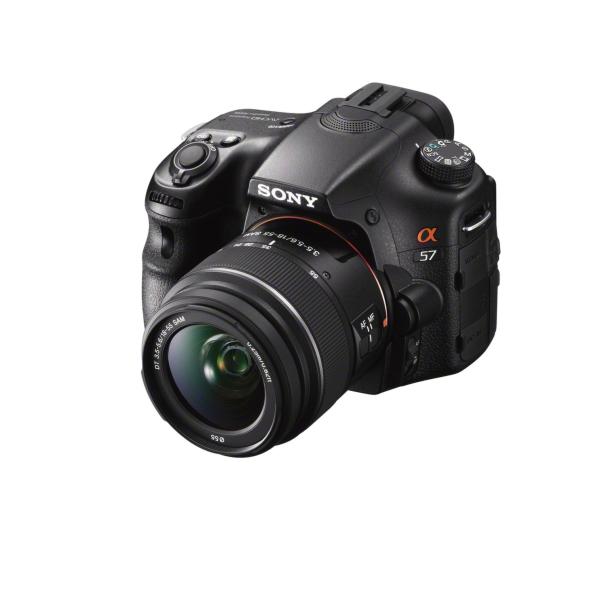 SONY ミラーレス一眼 α57 ズームレンズキット DT 18-55mm F3.5-5.6 SAM...