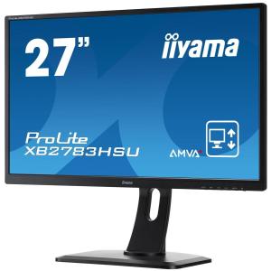 iiyama モニター ディスプレイ XB2783HSU-B1 (27インチ/フルHD/AMVA+/HDMI,D-sub,DVI-D/昇降/ピボット/｜rokuwandou