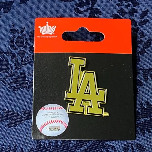 MLB 公式ライセンス製品 Amingo ピンズ Pins ピンバッチ Dodgers ロサンゼルス...