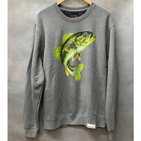 Diamond Supply ダイヤモンドサプライ HOPE BASS クルーネック スウェット ベ...