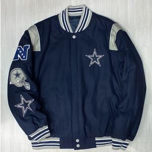 NFL デトロイトライオンズ　スタジャン　3XL ◎NFL デトロイト・ライオンズ ビッグサイズ スタジアムジャンパー