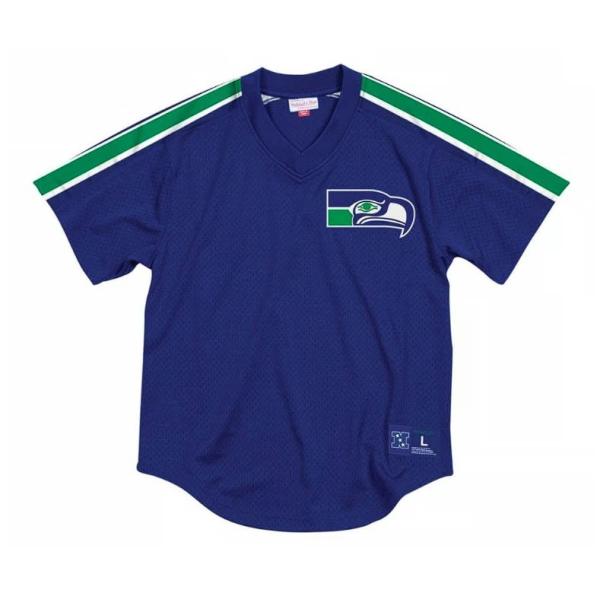 Mitchell&amp;Ness ミッチェル&amp;ネス NFL シアトル Seahawks シーホークス Vネ...