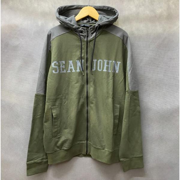 SEANJOHN ショーンジョン ラグラン袖 ジップアップ パーカー GRAPE LEAF パフダデ...