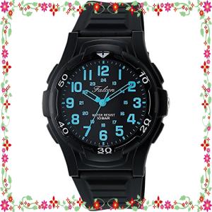 [シチズン Q&Q] 腕時計 アナログ 防水 ウレタンベルト VP84-852 メンズ ブラック ブルー｜roll-shop