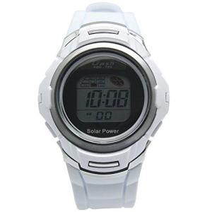 [アリアス] 腕時計 デジタル ソーラー メンズ ホワイト AD06717SOL7｜roll-shop