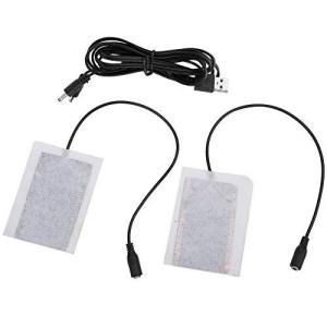 5V 加熱パッド ポータブル 炭素繊維加熱 USB加熱 電熱ヒーター 秋冬用 2シート