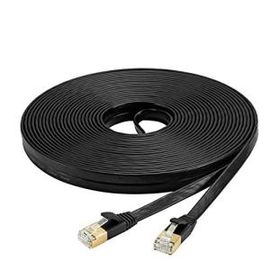 AnKuly Cat7 LANケーブル カテゴリー7 ウルトラフラットケーブル 高速 STP 爪折れ防止 for PS4 Xbox モデム ルータ 1