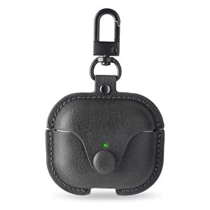 Airpods 第３世代専用PUレザーケース お洒落 前面LEDランプが見える 全面保護