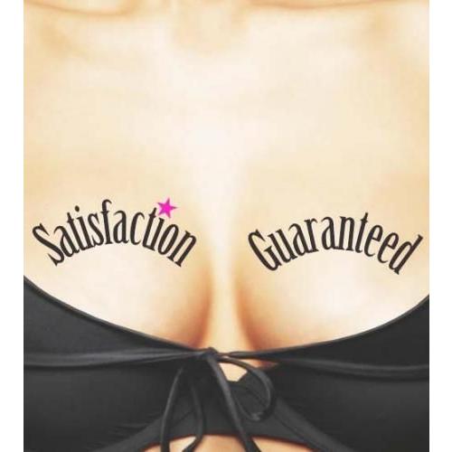 LA直輸入♪ta-ta-too's　TATTOOタトゥーシール2枚セット【SATISFACTION ...