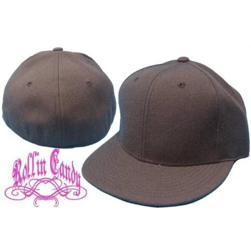 カスタム自在♪無地ベースボールキャップ 【ブラウン】 ダンサー ダンス 衣装 野球帽 メンズ レディ...