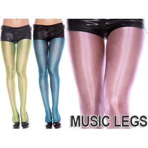 MusicLegs(ミュージックレッグス) シャイニーメタリックパンティストッキング/タイツ ML7...