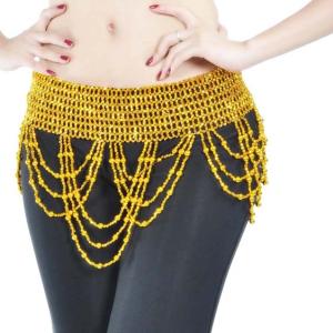 ダンス衣装・ステージ衣装に☆ビーズフリンジ ヒ...の詳細画像1