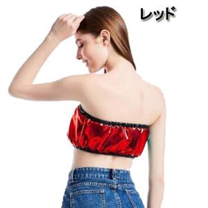 ダンス衣装・ステージ衣装に!メタリック 黒パイ...の詳細画像2