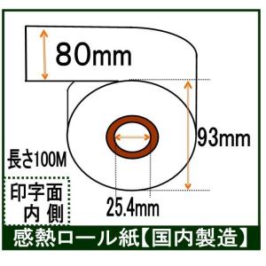 NEC PP-2300対応 キッチンプリンタ用サーマルロール紙  感熱ロール紙 40巻入り 汎用｜rollpaper-net