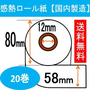 券売機 ロール紙 5巻入り 白色 ミシン無し 幅57.5mm 長さ300M 食券