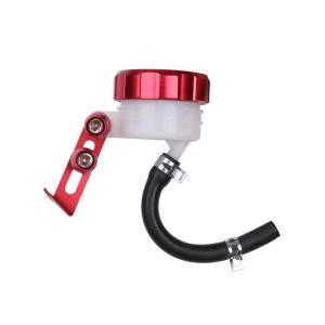 バイク 汎用 ブレーキ オイル タンク （ レッド ） ステー