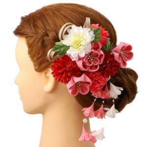 髪飾り 成人式 振袖 袴 ２点セット ピンク 大人 浴衣