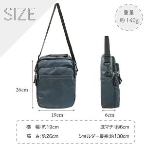 斜め掛けショルダーバッグ 縦型 メンズ B5サ...の詳細画像3