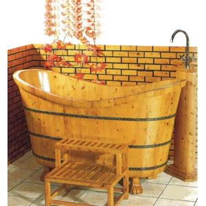 木風呂・天然木製浴槽(木製バスタブ、木の風呂、木の浴槽) hm-c702｜romandeal