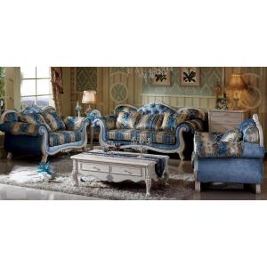 2/25まで最大15％お値引！条件は要問い合わせ！ML-KB-605B　【送料無料】彫刻付きファブリックソファ3点セット(単品購入も可能)