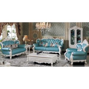 2/25まで最大15％お値引！条件は要問い合わせ！ML-KB-632　【送料無料】彫刻付き本革ソファ3点セット(単品購入も可能)