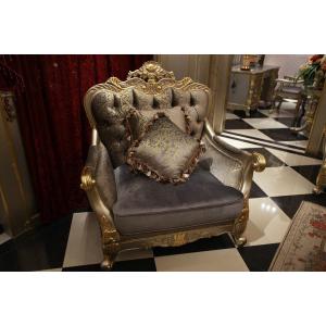 2/25まで最大15％お値引！条件は要問い合わせ！XT-H003SF1　彫彫刻付高級1人がけソファ