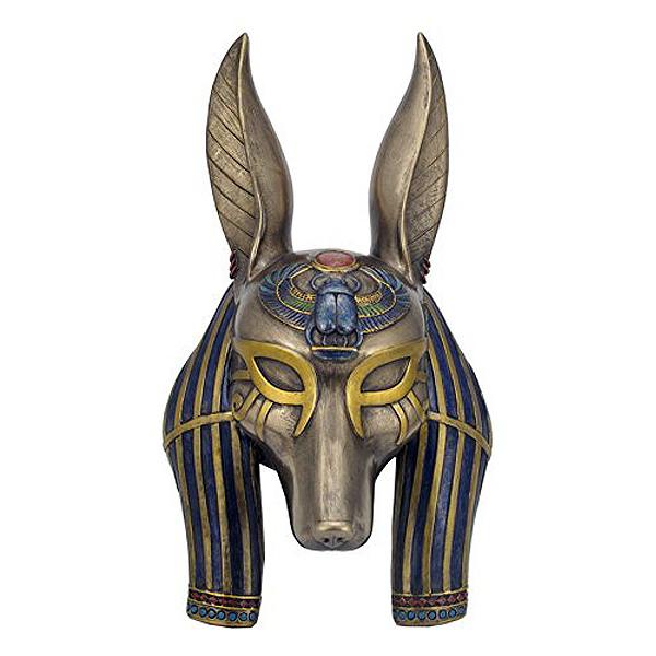 古代エジプト アヌビス神 マスク(胸像) 壁画彫刻 彫像/聖地の主人 ピラミッド スフィンクス（輸入...