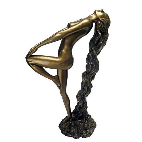 美的な眼覚め 女性ヌード像ブロンズ風彫刻 彫像 / アート芸術品レプリカ 書斎 貴賓室（輸入品